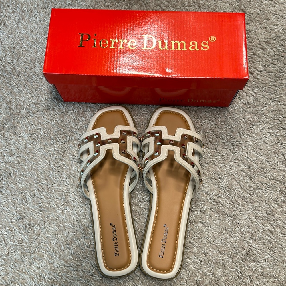 Pierre Dumas Empress Sandals - Size 8.5. Brand new. In box.